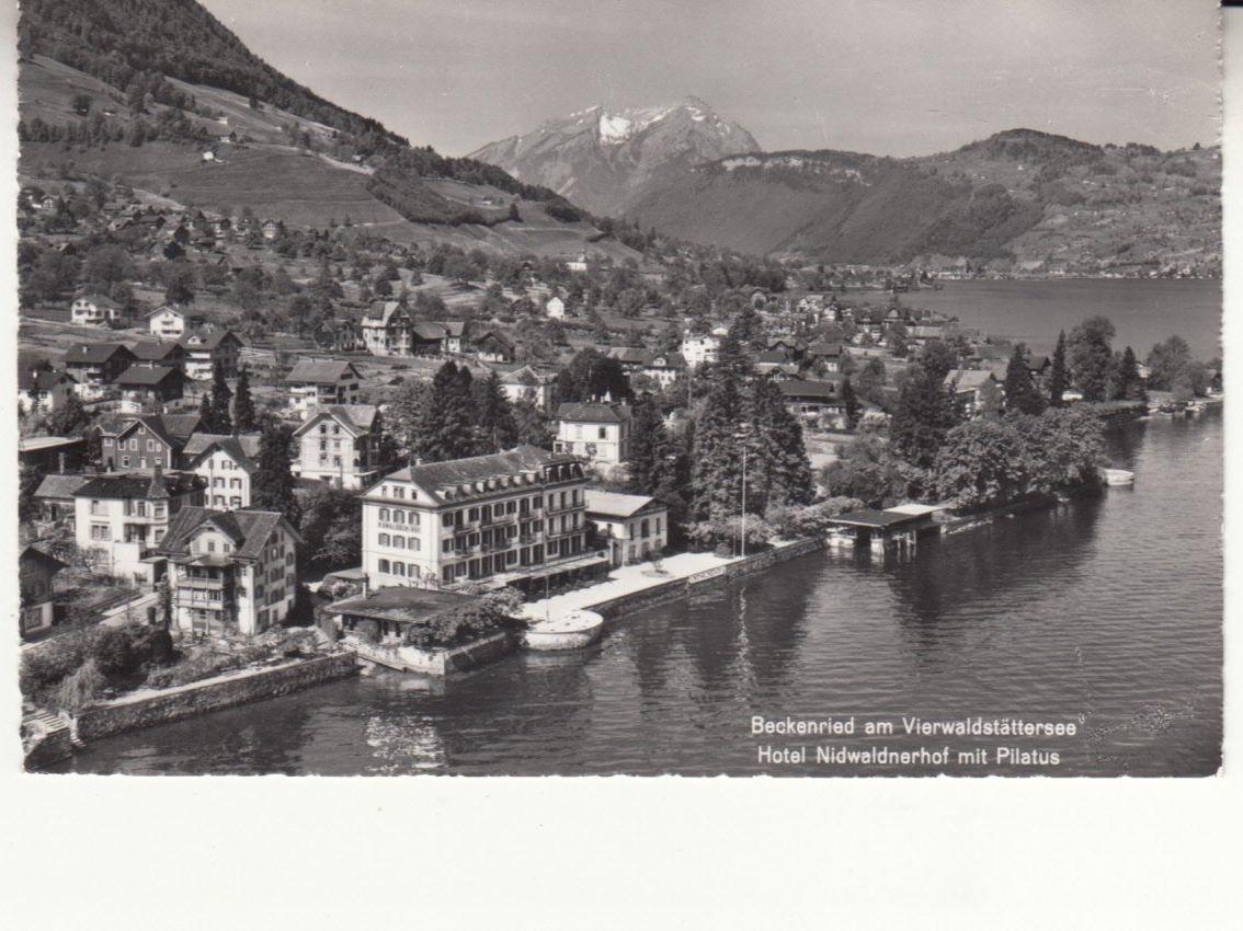 Ansichtskarten: Beckenried 1959 – Gebraucht aus Bürglen TG von StampGraf