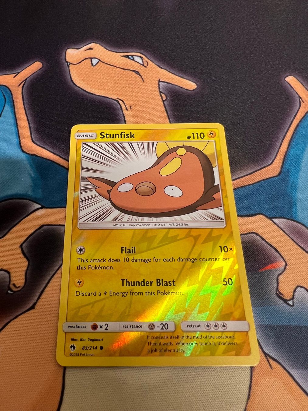 Pokémon Sammelbilder & Trading cards: Stunfisk (LOT 83) - Reverse Holo - Lost Thunder – Neu (gemäss Beschreibung) aus Bülach von Pfrenzel