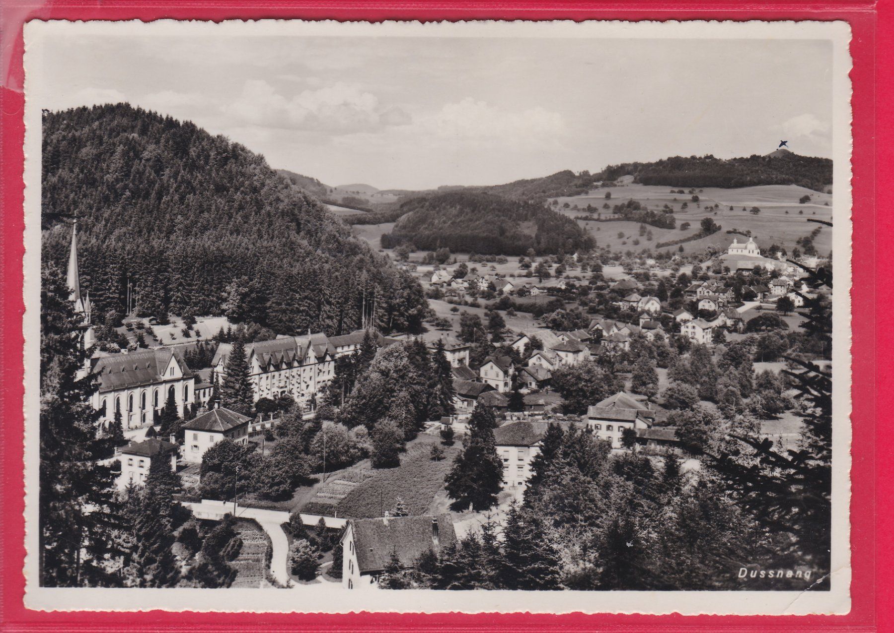 Ansichtskarten: DUSSNANG, 21.7.1953 – Gebraucht aus Oberrieden von Gebirgsstelze