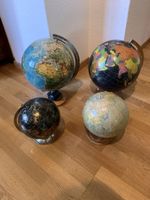 Lot de 4 globes terrestres