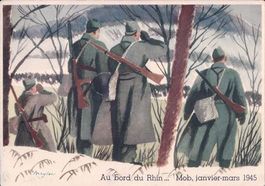 Armée Suisse 1945, Au bord du Rhin (370)