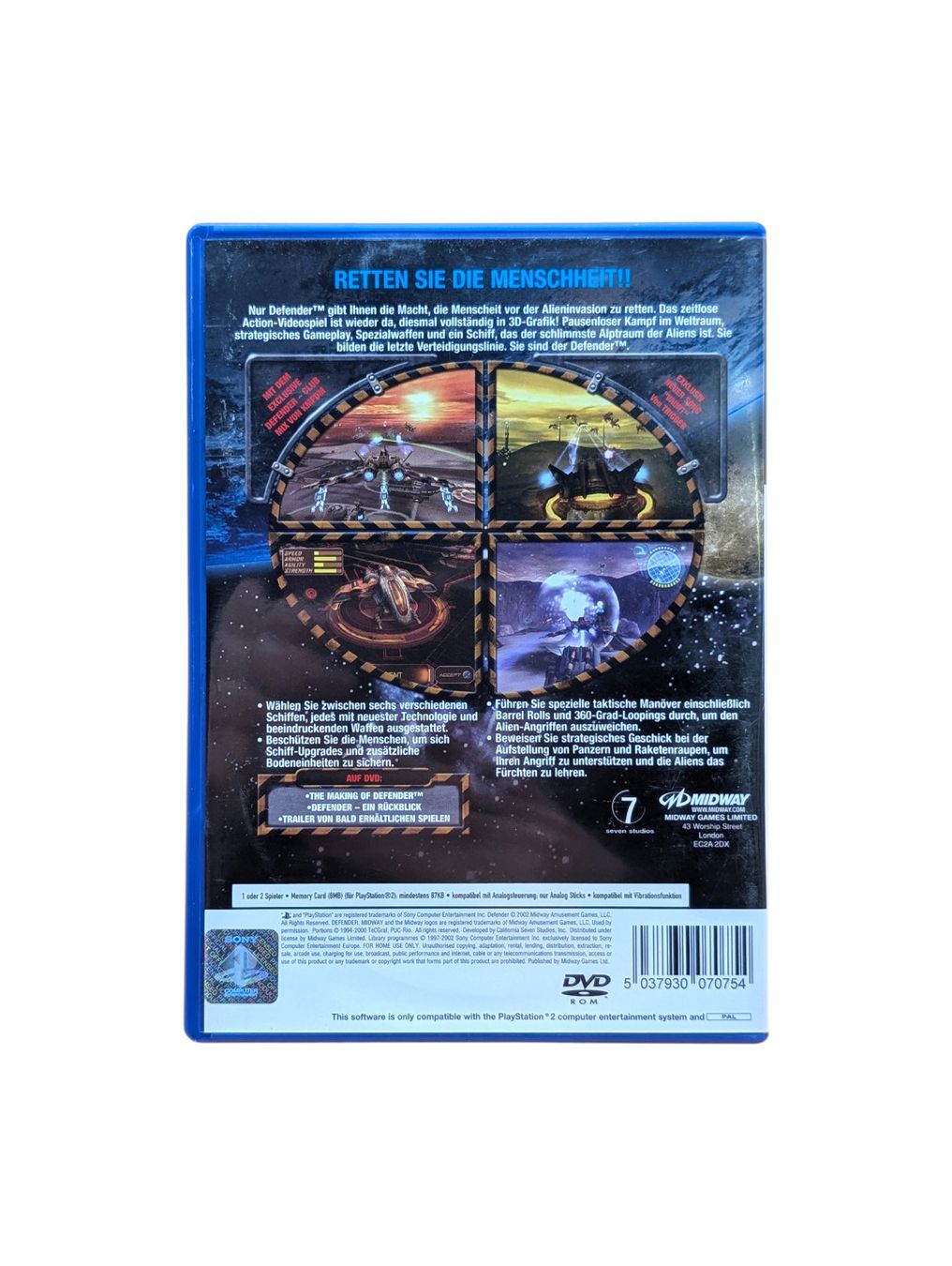 Sony Giochi: Defender: For All Mankind PlayStation 2 (PS2) – Usato da Domat/Ems venduto da IsseldorsShop 1