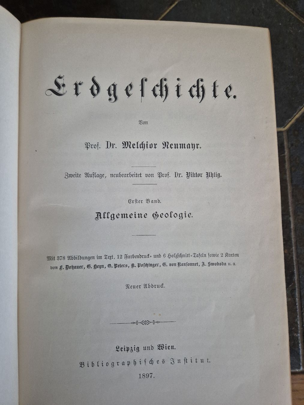Bücher: Neumeyer Erdgeschichte – Gebraucht aus Schlieren von HuiBu 1