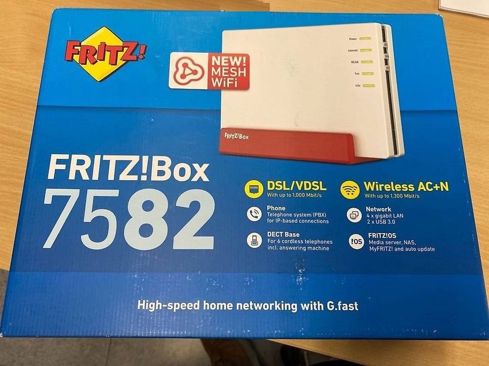 AVM FRITZ!Box 7582 DSL G.fast Router, Swisscom geeignet (Gebraucht) in ...