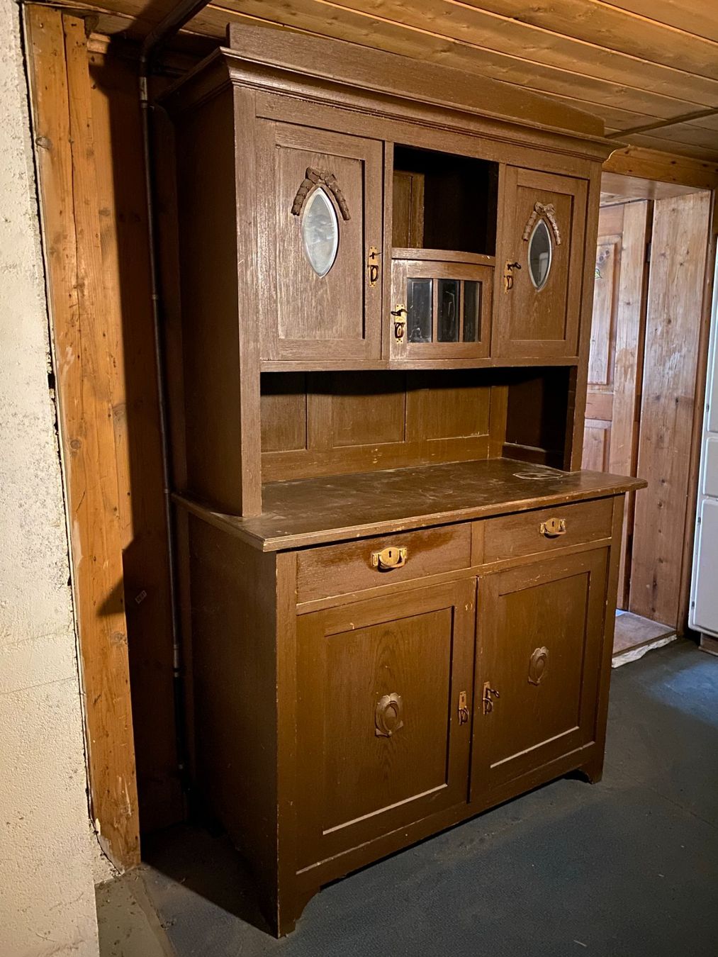 Büffets: Antikes Buffet braun 124.5 x 54.5 x 201 oder 192cm – Gebraucht aus Kriessern von schwedenstahl_fan 3