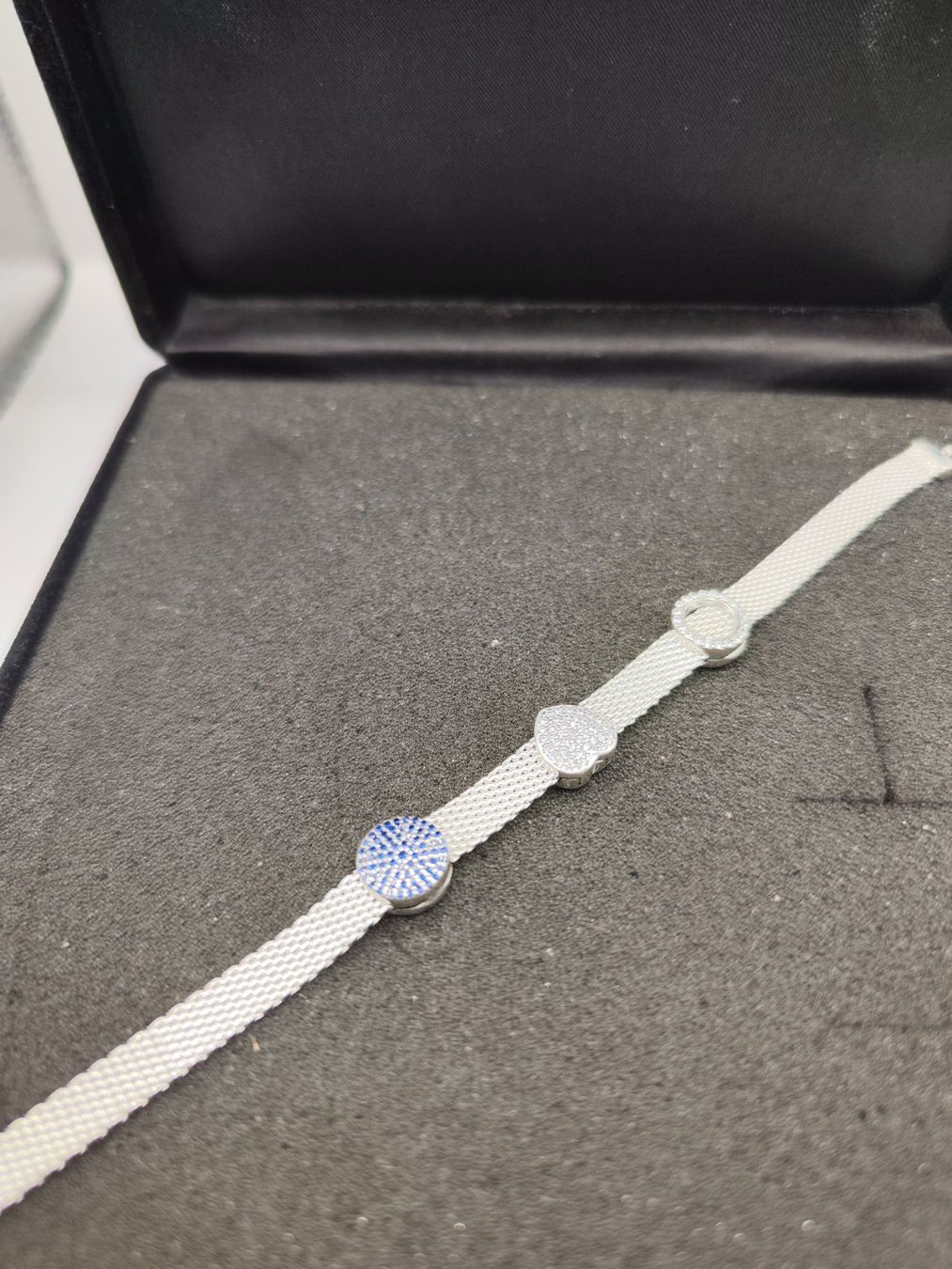 Bracciali & Braccialetti: Vintage 925er Silber Armband mit 3st.silber Elemente Top – Usato da Steffisburg venduto da mat_8s7d 3
