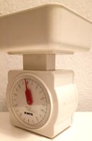 Vintage EKS Küchenwaage mit Schale – mechanisch, bis 2 kg