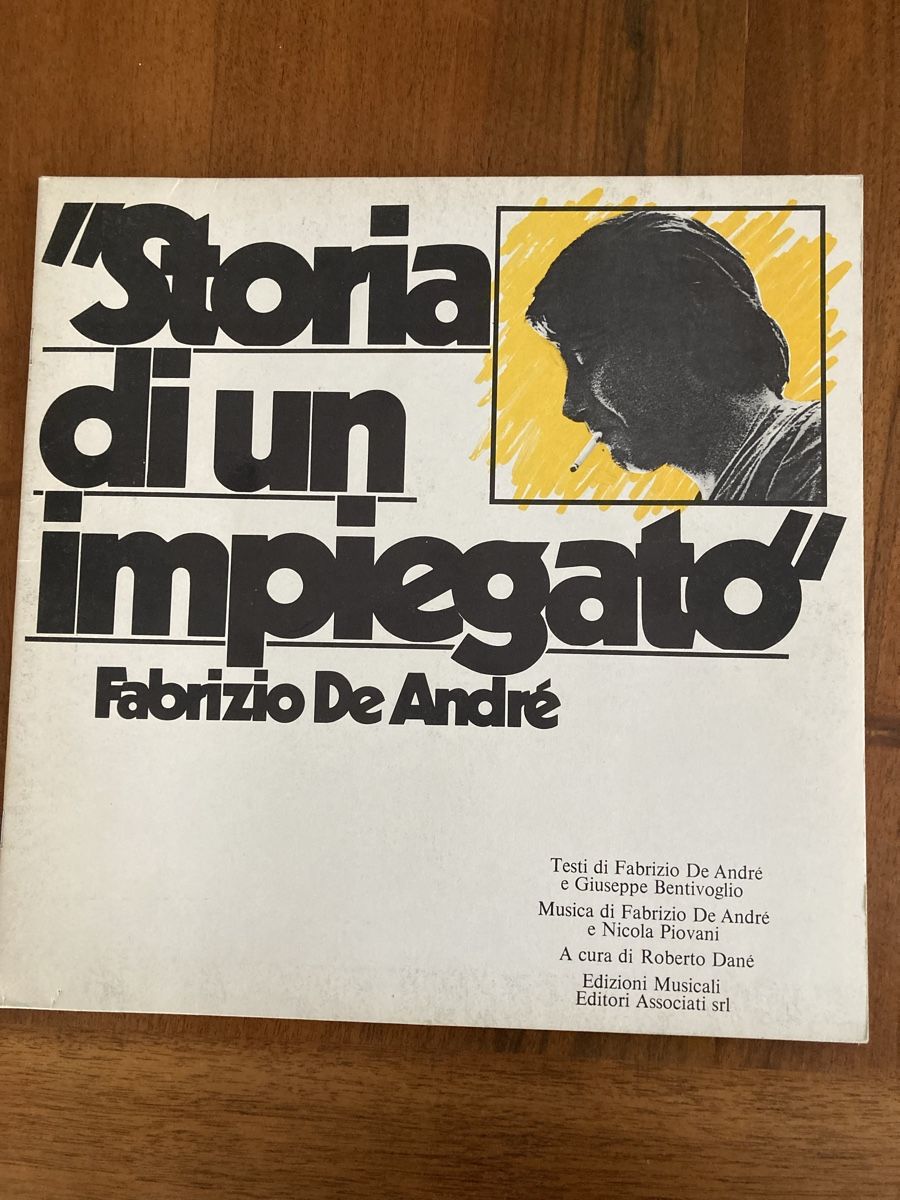 Dischi in vinile: Fabrizio De Andre  Storia di un impiegato – Usato da Uetikon am SEE venduto da 110tiger