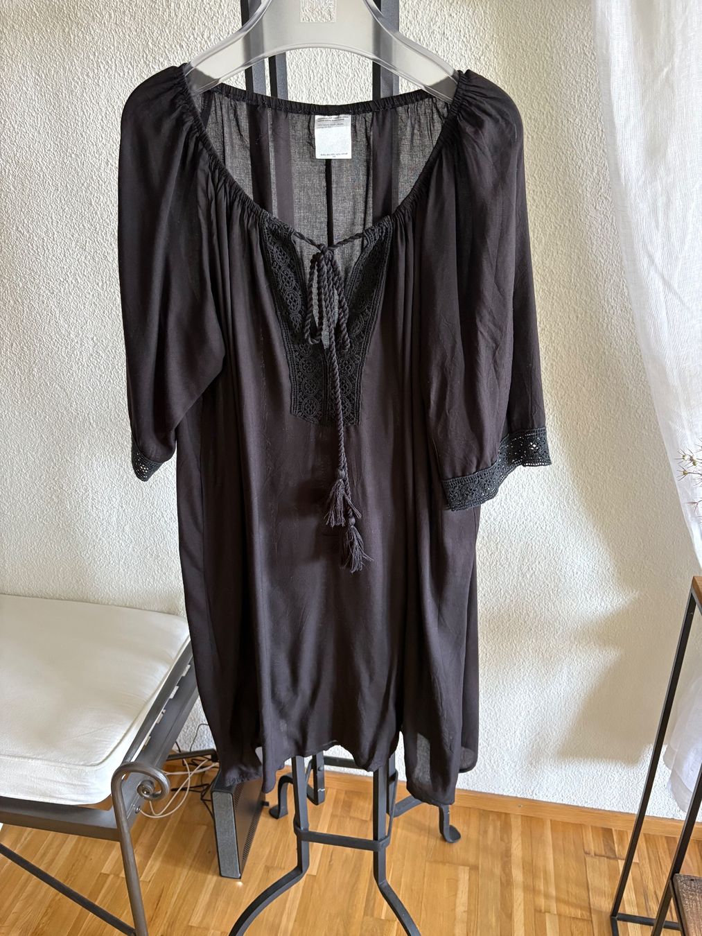 Vestiti: Schwarze Tunika Kleid Gr. S/M fast neu – Usato da Solothurn venduto da See203