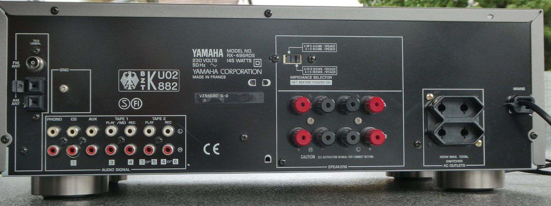 Yamaha Ricevitori: Yamaha Stereo Receiver RX-496 RDS – Usato da Bonstetten venduto da wudeli79 4