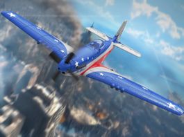 Volantex P-51D Mustang Miss America, Spw 400mm, RTF