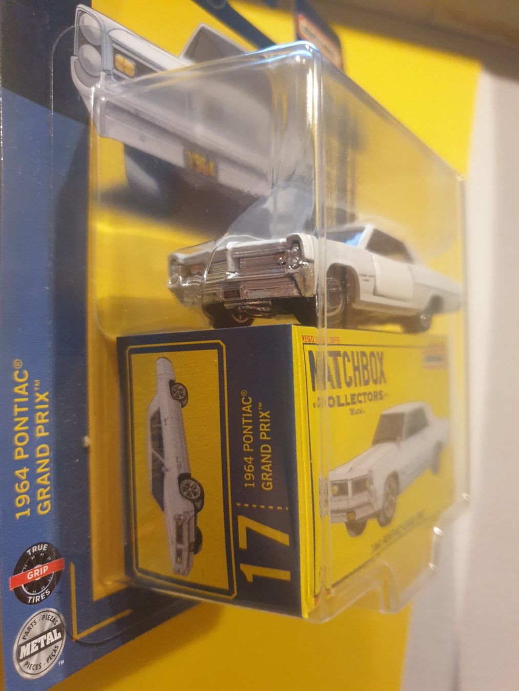 Matchbox Modellini d'auto: Matchbox 1964 PONTIAC GRAND PRIX – Nuovo e nell'imballaggio originale da Oftringen venduto da Rotor 6