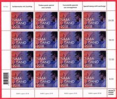 2018  NABA Lugano Bogen Postpreis war 24Fr. ** Postfrisch **