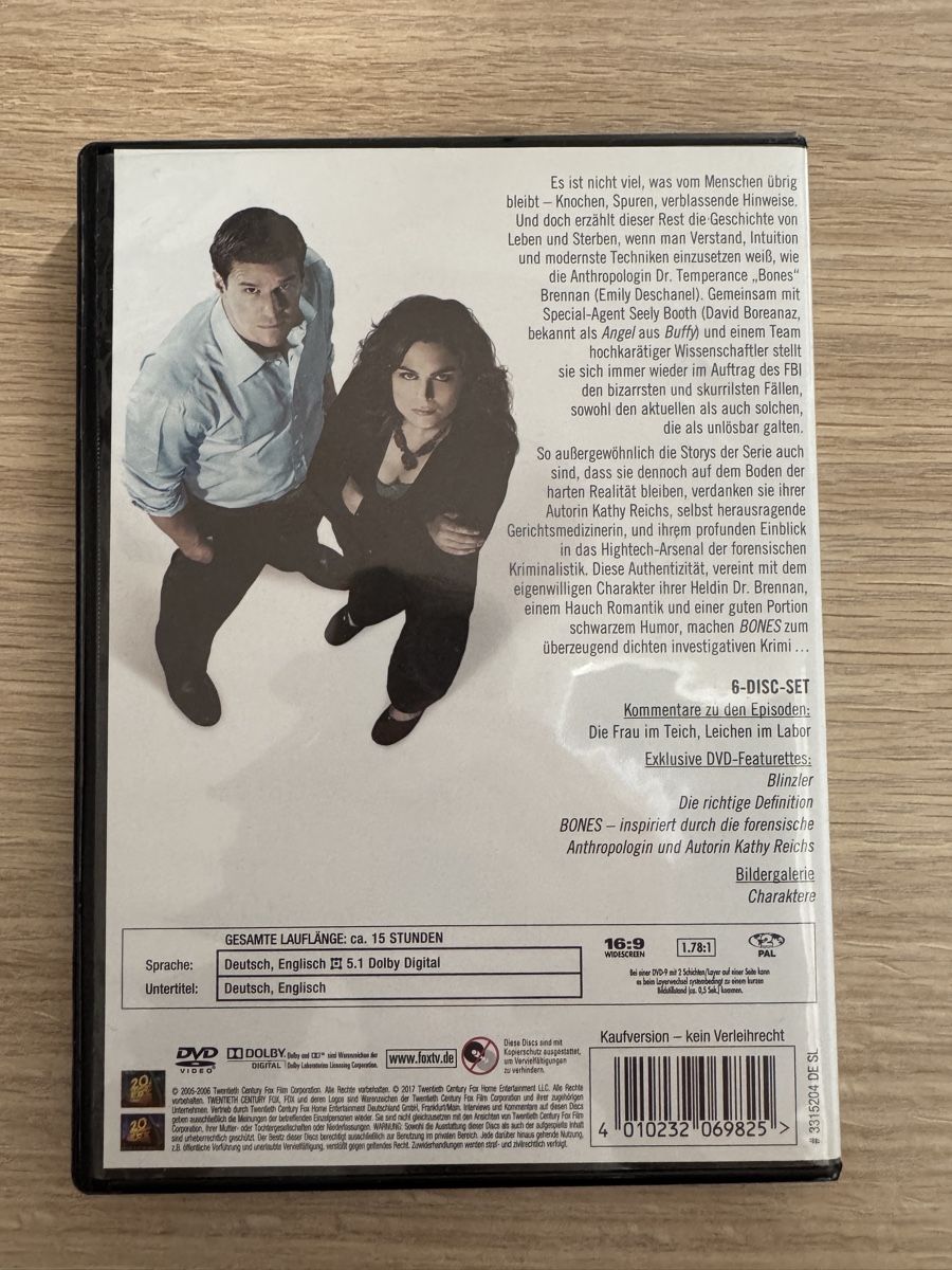 Alle DVDs: Bones Staffel – Neu (gemäss Beschreibung) aus Aesch BL von comven 1