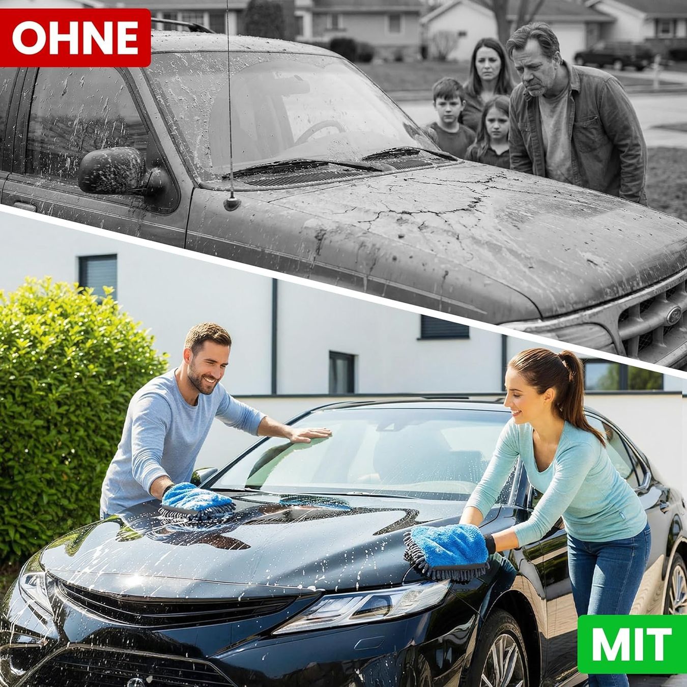 Prodotti per la cura: Auto Waschhandschuh 3in1 Mikrofaser Kratzfrei – Nuovo e nell'imballaggio originale da Suhr venduto da SchnapperCH 5