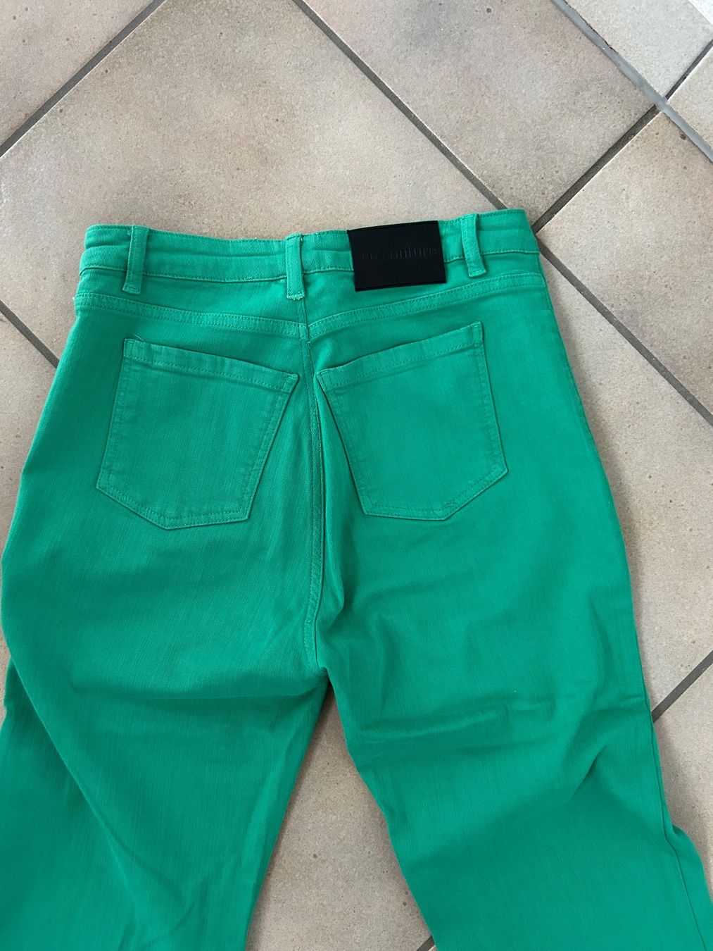 Jeans: Jeans Flared Grün co‘ couture – Nuovo (secondo la descrizione) da Dagmersellen venduto da sniff64 3