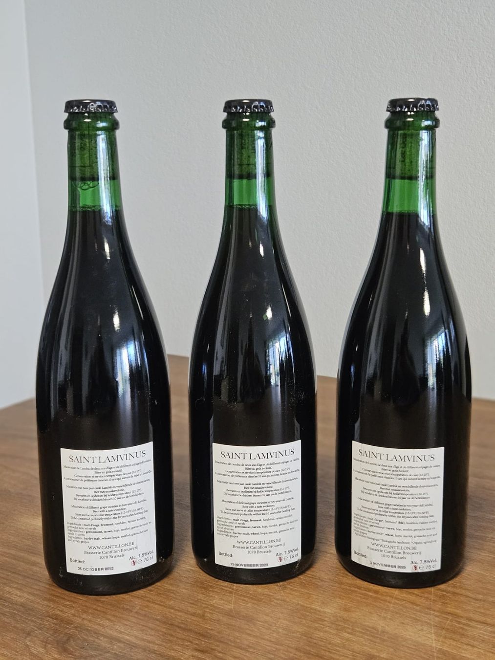 Spiritueux: Cantillon - Saint Lamvinus - Vertikale – D'occasion à Ostermundigen par Kaervek_SUI 1