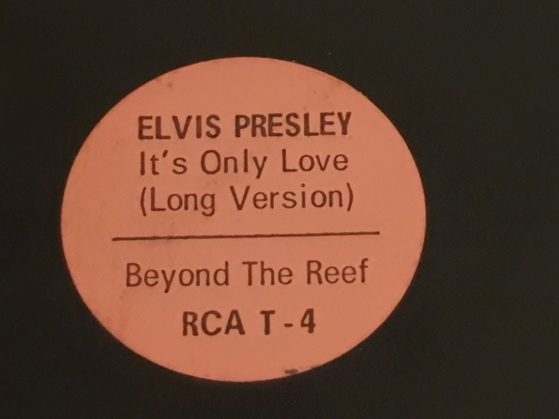 Schallplatten: Elvis Maxi Single Its Only Love – Gebraucht aus Uerschhausen von Burton77 2