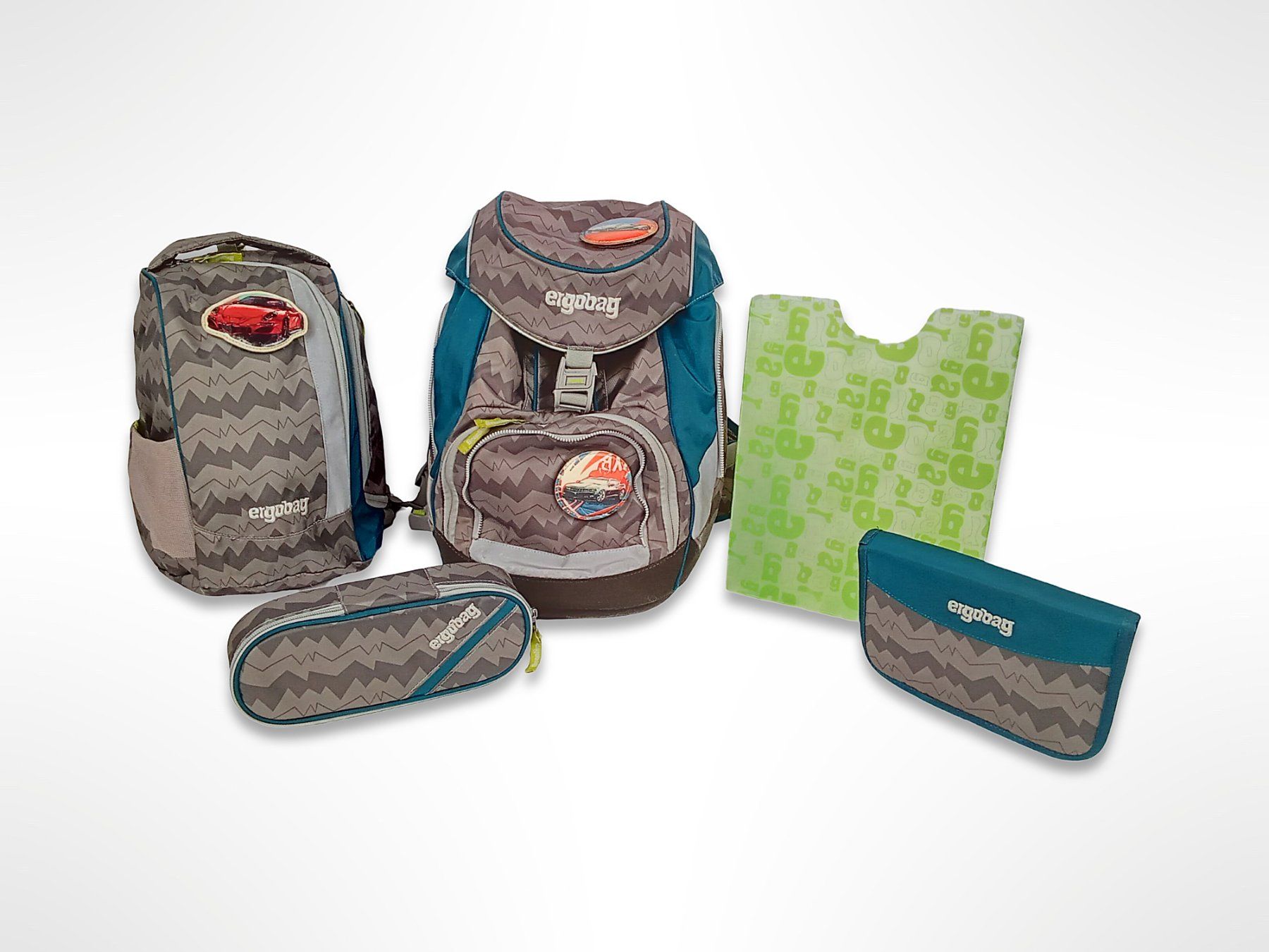 Ergobag Borse & Zaini: ERGOBAG Autos Schulranzen-Set – Usato da Suhr venduto da Restwert_Suhr
