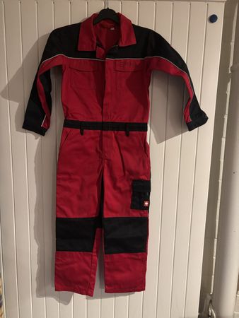 Arbeitsanzug Engelbert Strauss Rot Schwarz Grösse 134/140