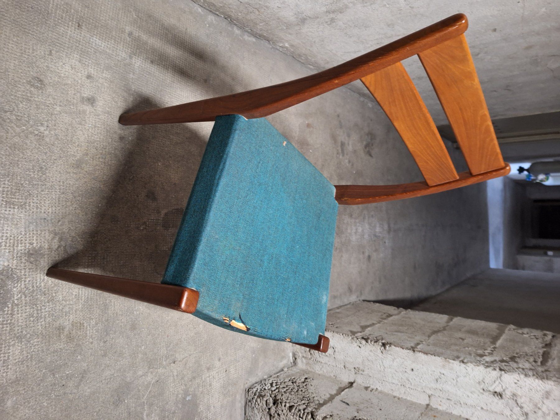 Sedie: 3 chaises vintage design teck etc – Usato da Carouge GE venduto da lorelore1964 9