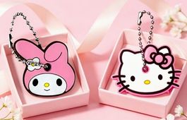 2x Porte clés Hello Kitty & My Melody *NEUF*