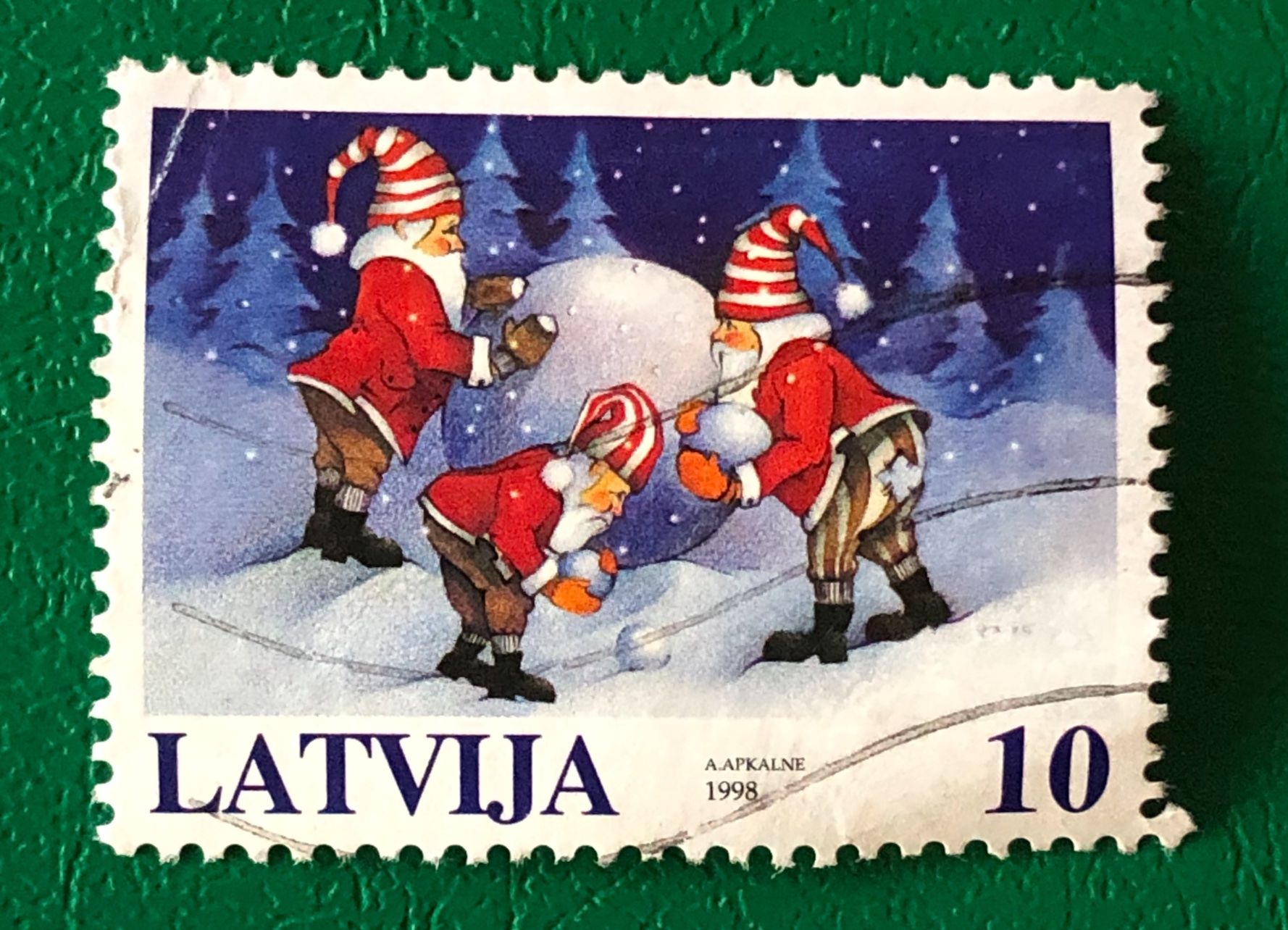 Tutti i francobolli: BRIEFMARKEN AUS  Lettland GESTEMPELT – Usato da Aarau venduto da Angi-007