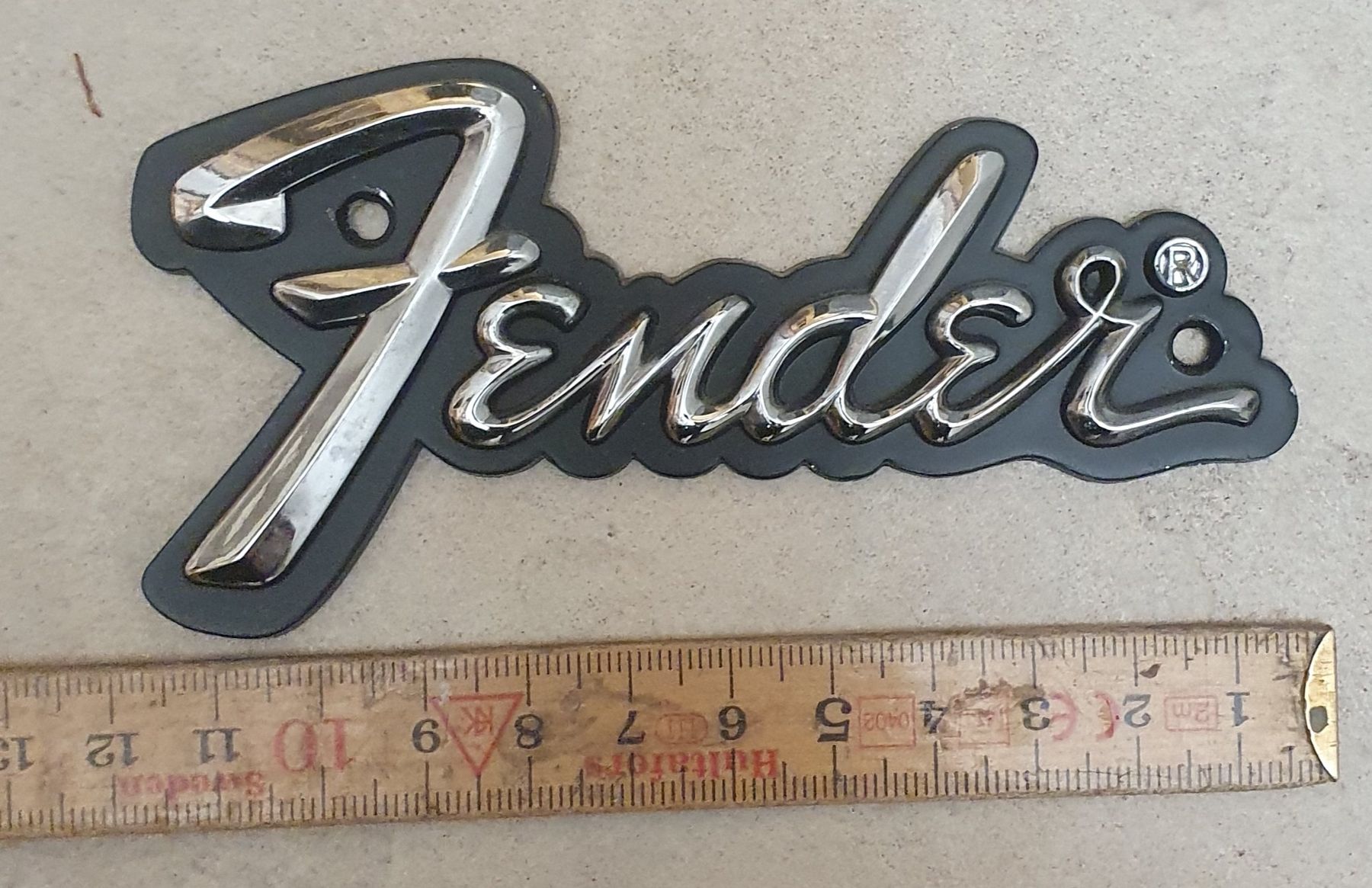 Insegne: FENDER amp Plakette – Usato da Pfäffikon ZH venduto da edwinstarr1