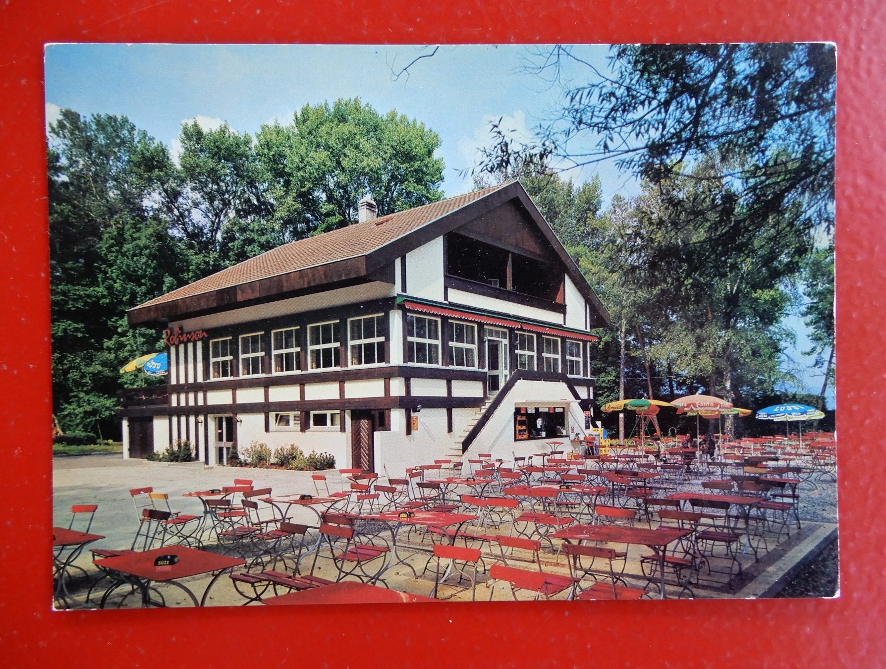 Ansichtskarten: Carte postale Colombier Hotel Restaurant "Robinson" – Gebraucht aus Senèdes von Framboise52