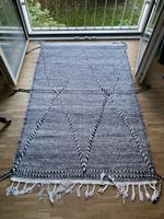 Teppich, Grau/Weiss