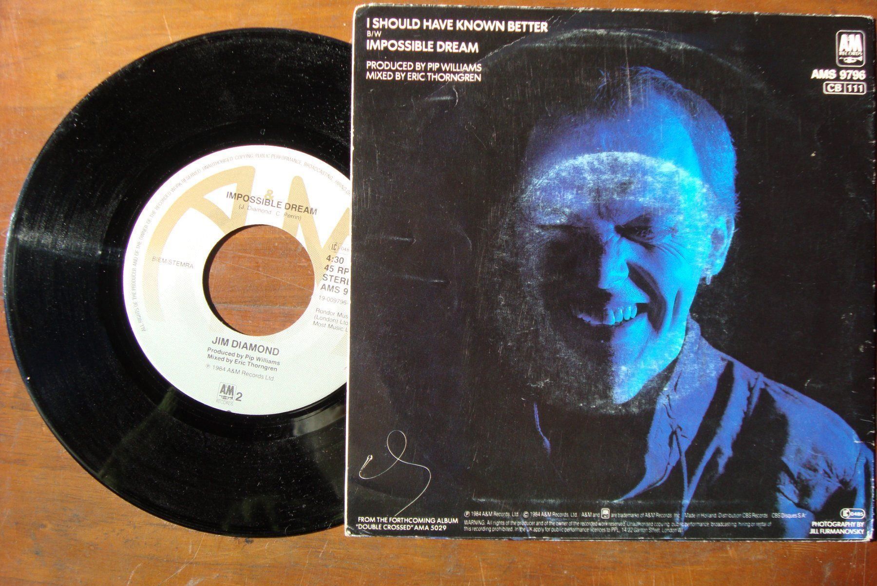 Schallplatten: JIM DIAMOND - I SHOULD HAVE KNOWN BETTER – Gebraucht aus Bern von Uli_10_11 1