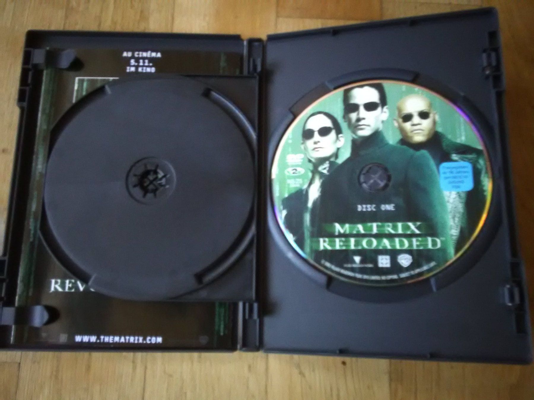 Alle DVDs: Matrix  (Trilogie)     De & Eng.       > 3'DVD's < – Gebraucht aus St.Galllen von elkaphone 5
