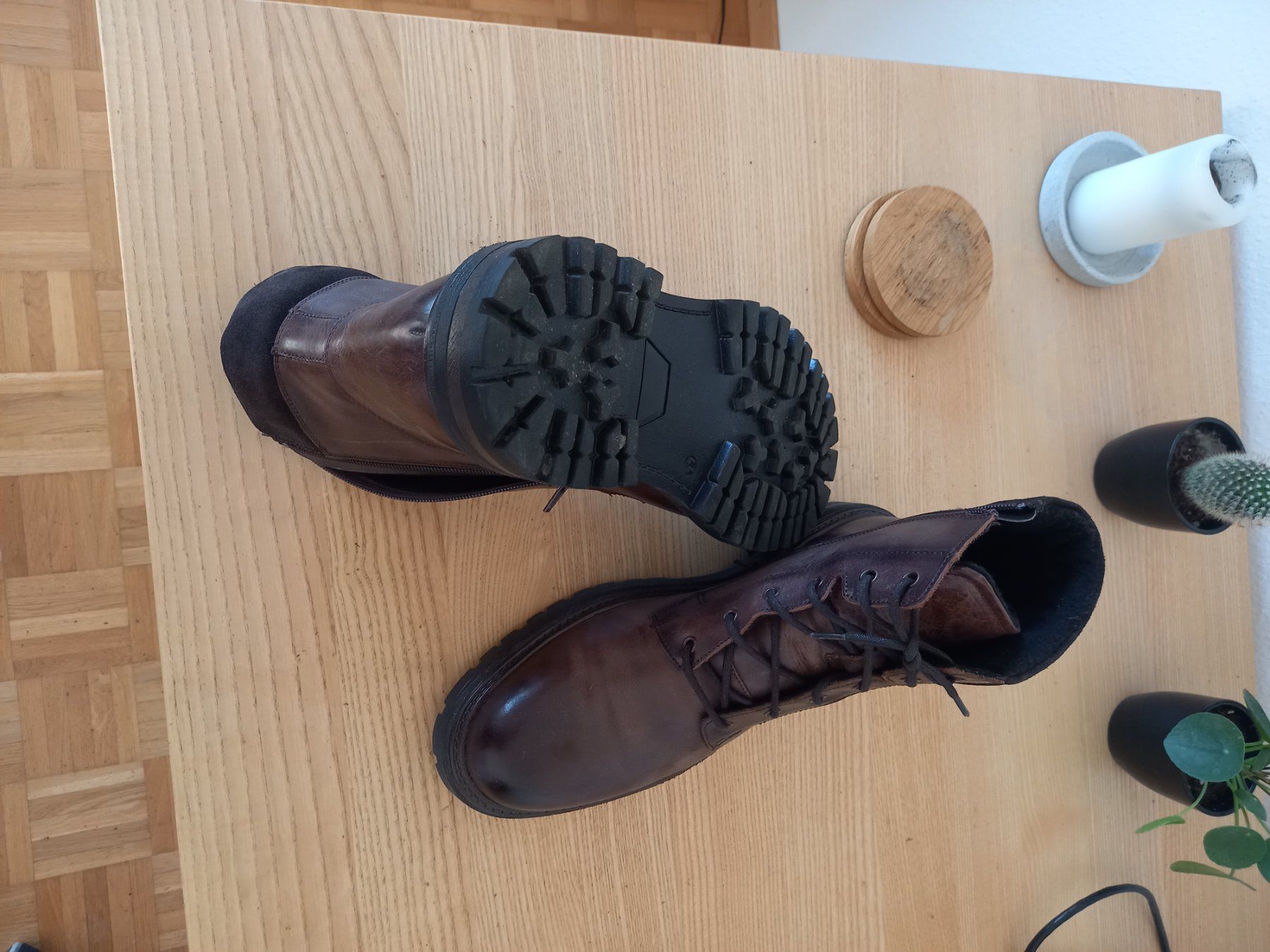 Scarpe da uomo: Braune Echt-Leder Schuhe inklusive Schuhspanner – Usato da Baar venduto da Unknow_psyman 7