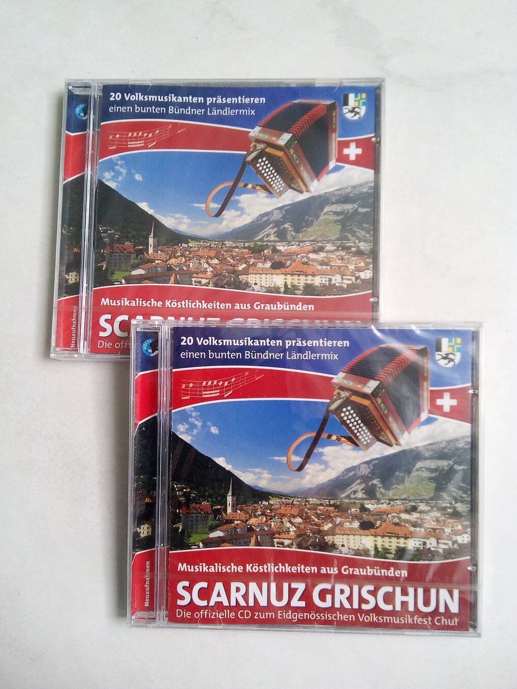 CD: SCARNUZ GRISCHUN, Bündner Ländlermix – Nuovo e nell'imballaggio originale da Igis venduto da lebi