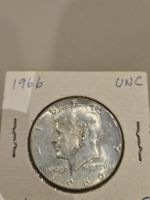 demi dollar KENNEDY 1966 en argent 