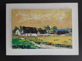 Hans Hunziker. Original Oelbild 