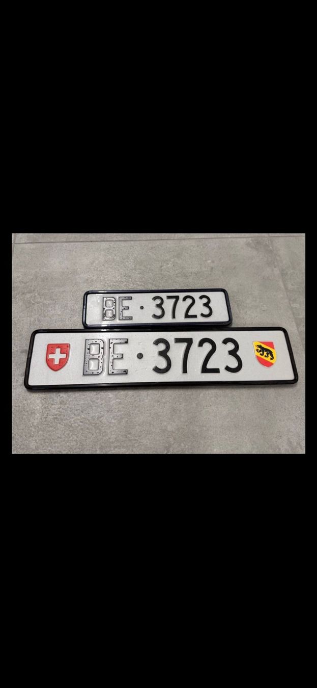 Insegne: Autonummer/Nummernschild/Kontrollschild Bern BE 3723 Kiental – Usato da Bern venduto da Laus69