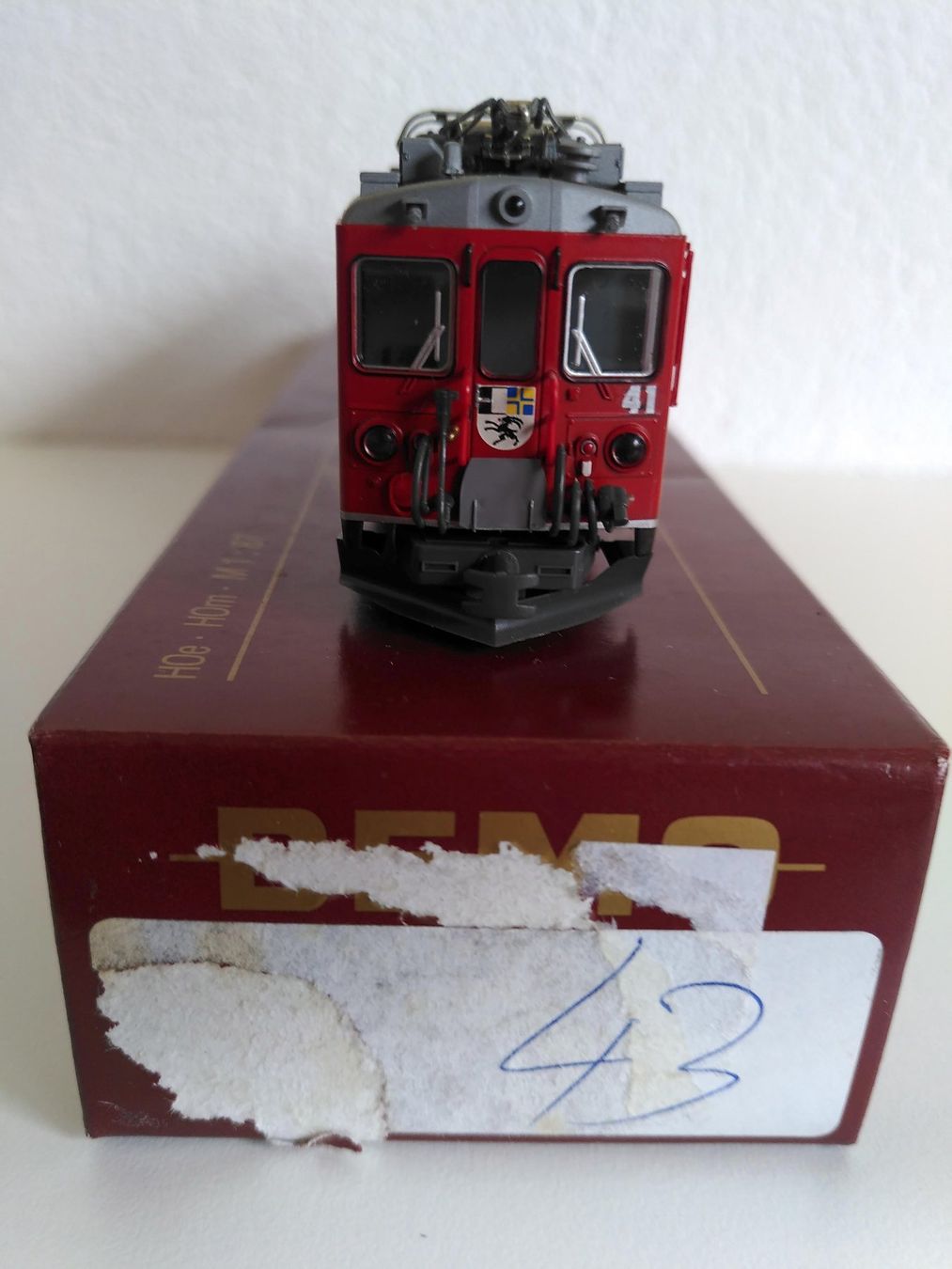 Bemo Modellini di ferrovie: Bemo RhB Bernina-Triebwagen ABe 4/4 41 H0m – Usato da Naters venduto da Luca099 3