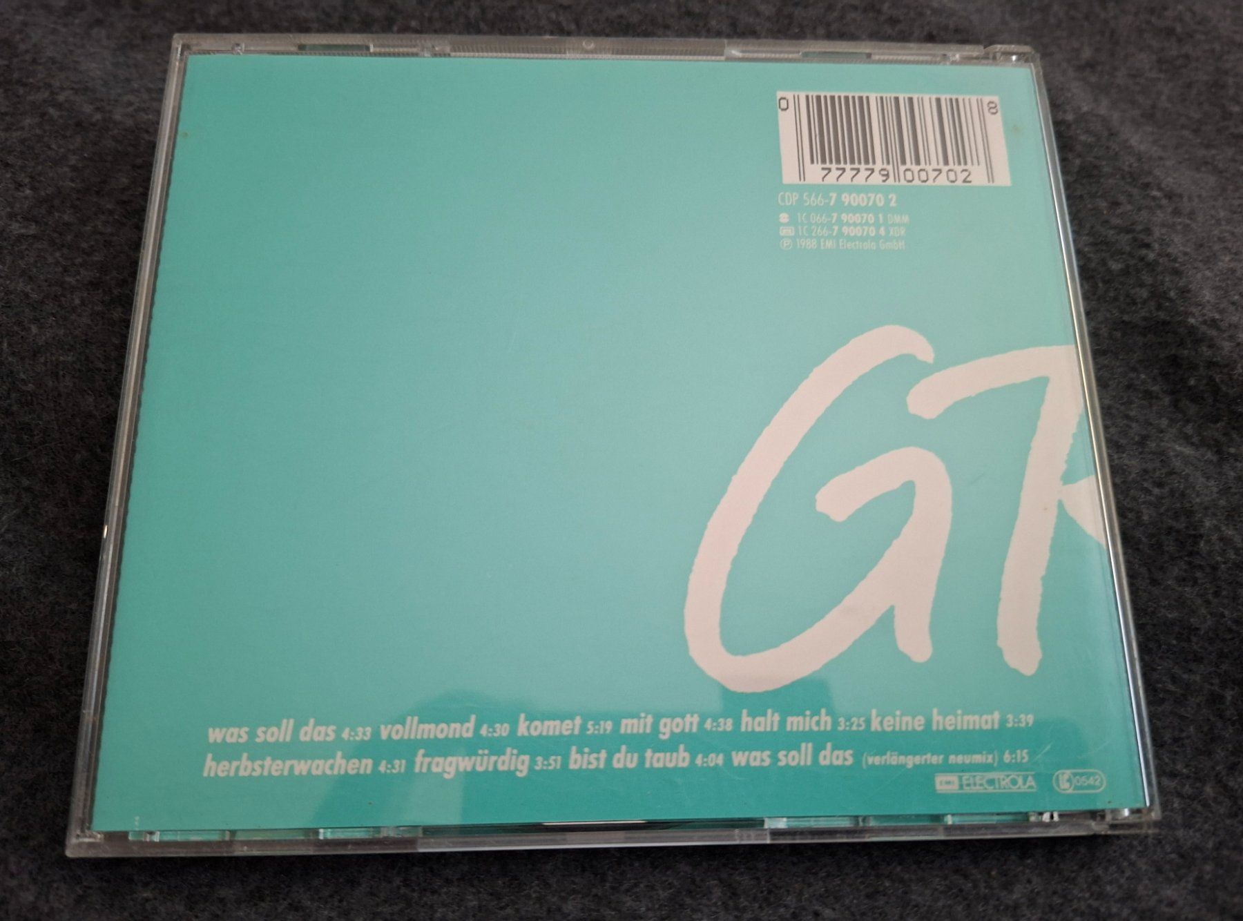 CDs: Herbert Grönemeyer CD, Ö – D'occasion à Merenschwand par lea61 1