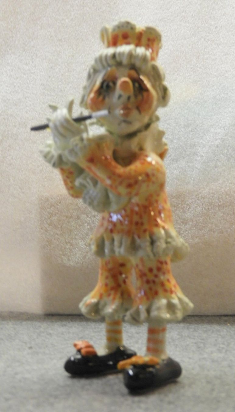Statuette: FASNACHTSFIGUR Dummpeter Piccolo 15-18cm EINZELSTUCK – Nuovo (secondo la descrizione) da Ettingen venduto da 1985printemps 1