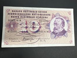 10 Fr.-Note Schweiz 1974