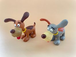 2x Welpi Hund Schlumpf Schlümpfe 1987/88 Peyo Schleich 20405