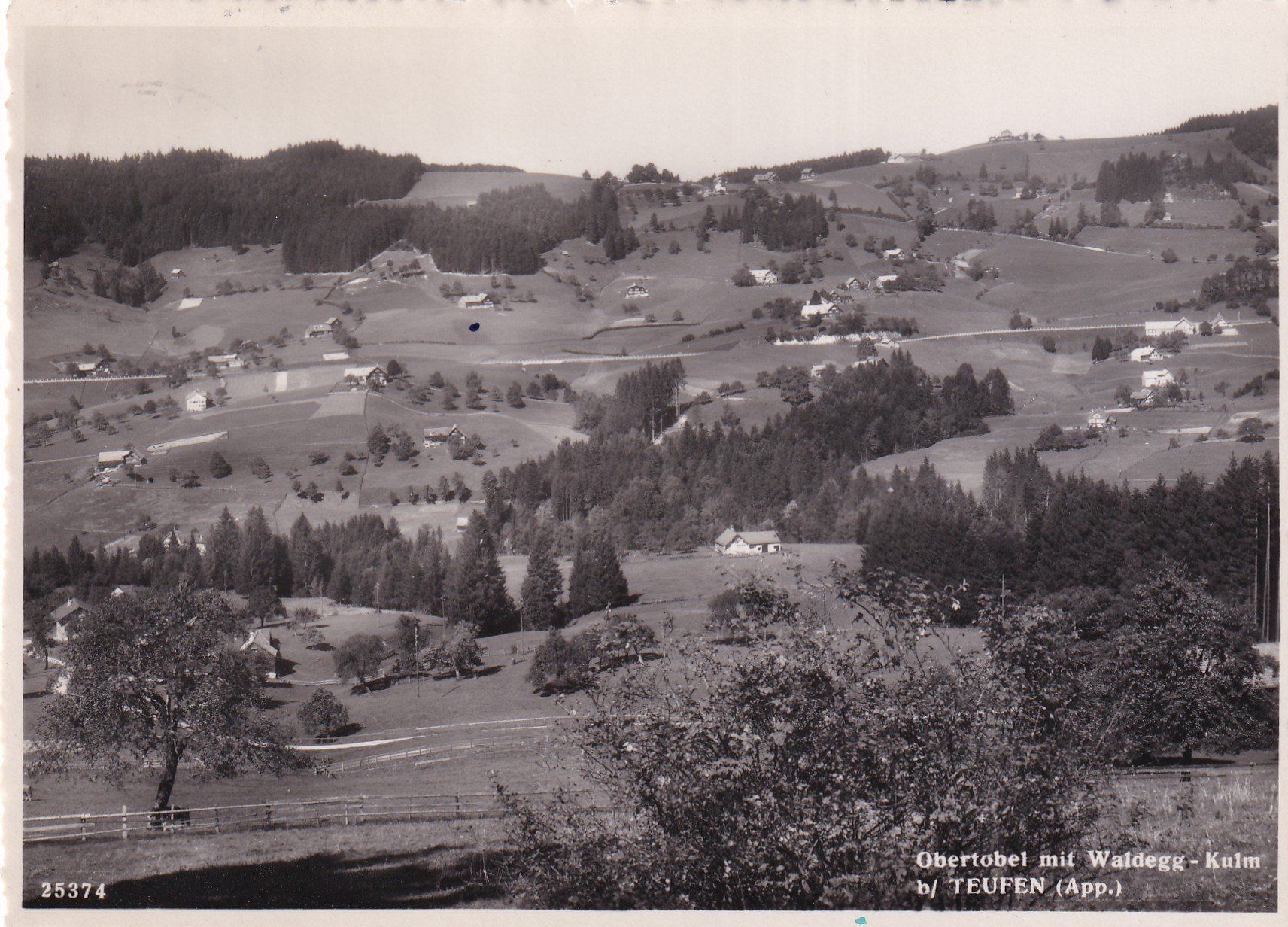 Ansichtskarten: Obertobel mit Waldegg - Kulm b/ Teufen App – Gebraucht aus Cormoret von Pascalll2001