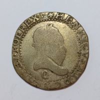 1/2 Franc 1587 (Heinrich III.) Frankreich s-ss
