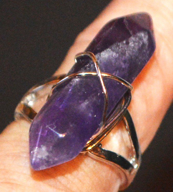 Anelli: Ring D-893 – Amethyst 18mm Innendurchmesser – Nuovo e nell'imballaggio originale da Goldiwil (Thun) venduto da han_v5b7