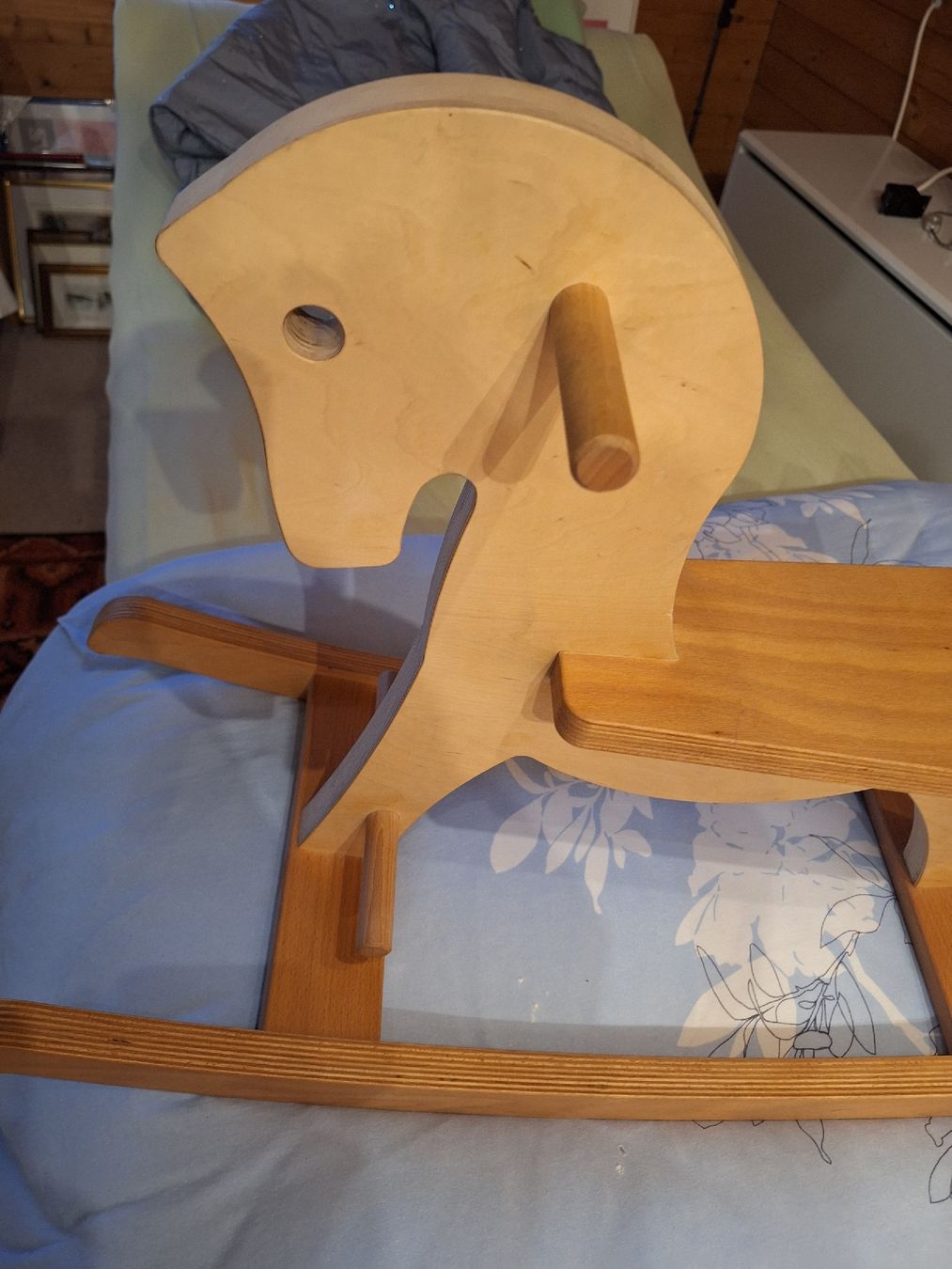 Altre altalene da giardino: Schaukelpferd aus Holz – Nuovo (secondo la descrizione) da obfelden venduto da claudia.horni 1