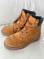 Timberland Premium Boots Wheat Nubuck Leather Size 37