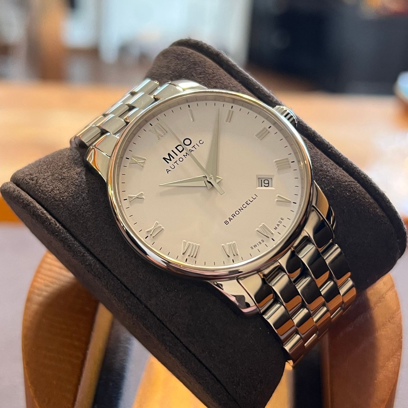Mido Orologi: Mido Baroncelli Automatic Date M8600.4.26.1 – Usato da Carouge GE venduto da Watchaser 7