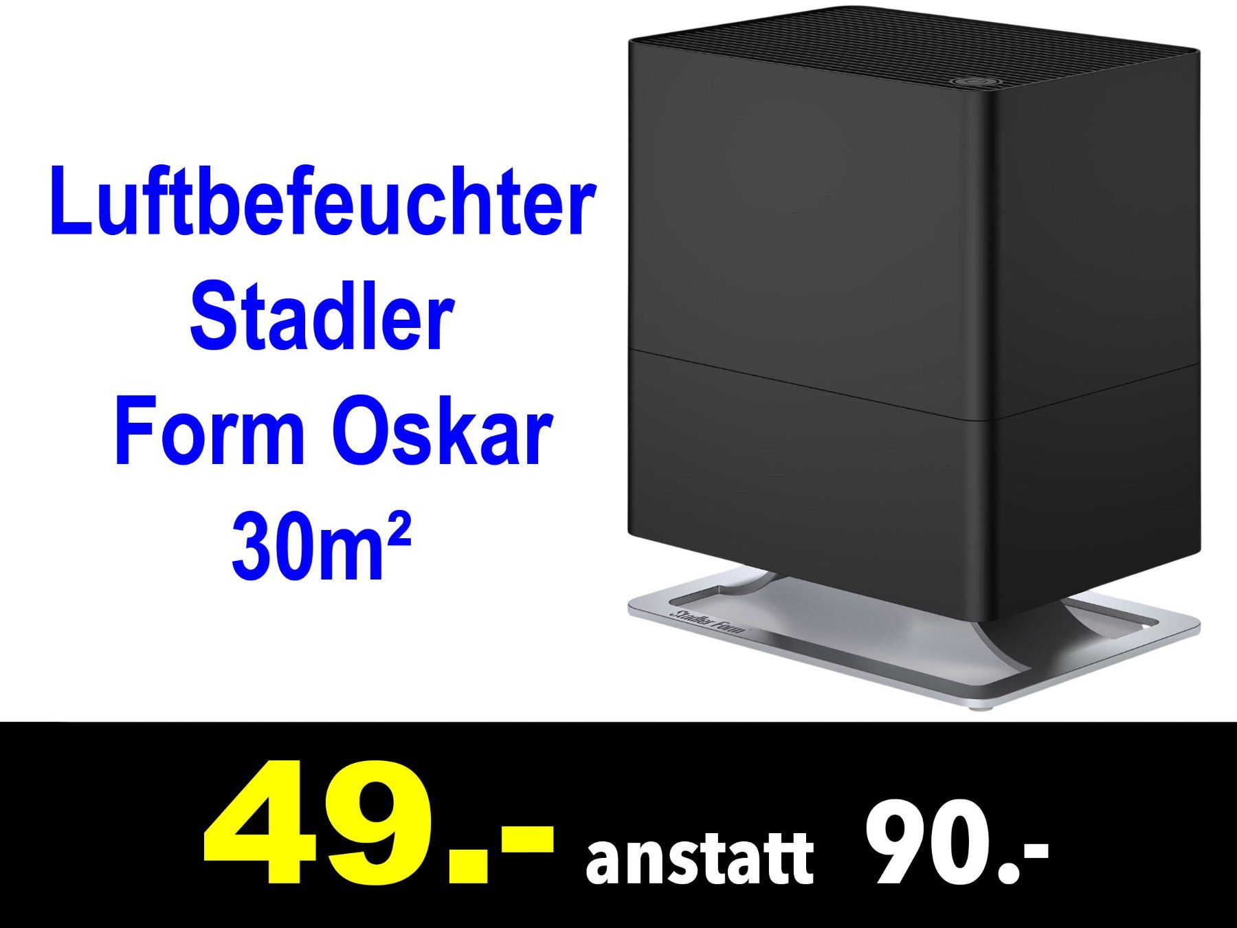 Stadler Form Umidificatori d'aria: 🔴 Luftbefeuchter STADLER FORM Oskar /207B – Nuovo e nell'imballaggio originale da Zürich venduto da LUIS-B