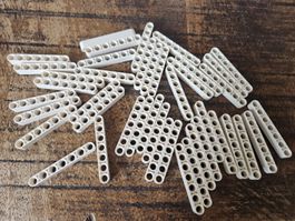 lego 32524 lot de 40 pièces White Technic, Liftarm Thick
